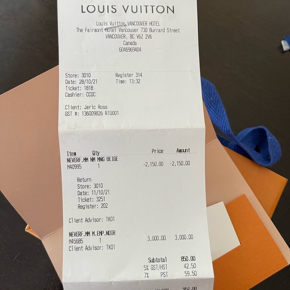 Never full pochette empreinte noir - Picture 8 of 8